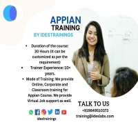 Appian Training online by  IDESTRAININGS